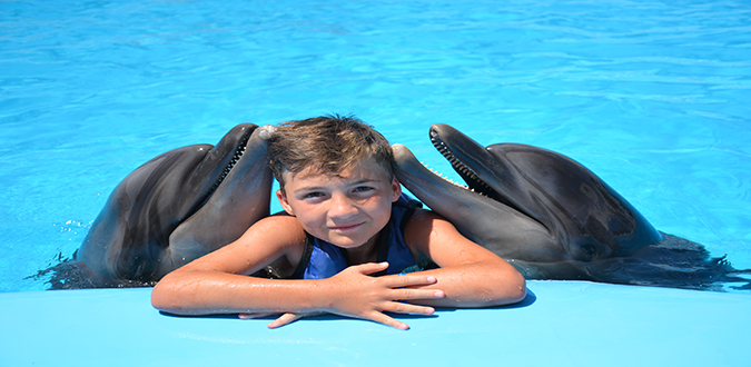 Individuelle Fotosession im Schwimmbad 